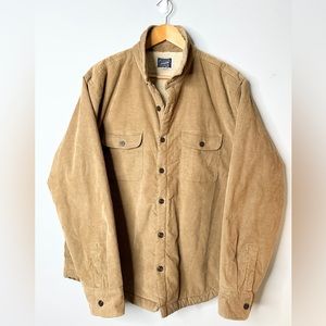 Men’s J.Crew Sherpa Lined Corduroy Jacket Shacket, size XLarge